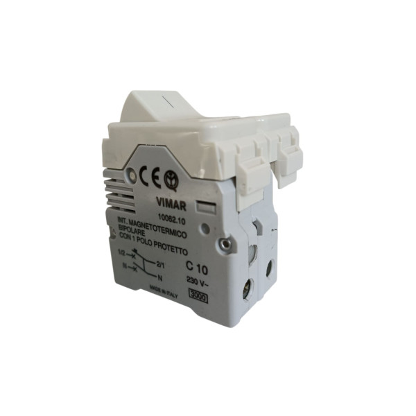 Vimar 10062.10 1P+N C10 230V Automatic Circuit Breaker